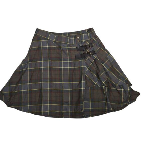 TORRID Outlander Fraser tartan plaid pleated twill kilt skirt 10 - Picture 3 of 11